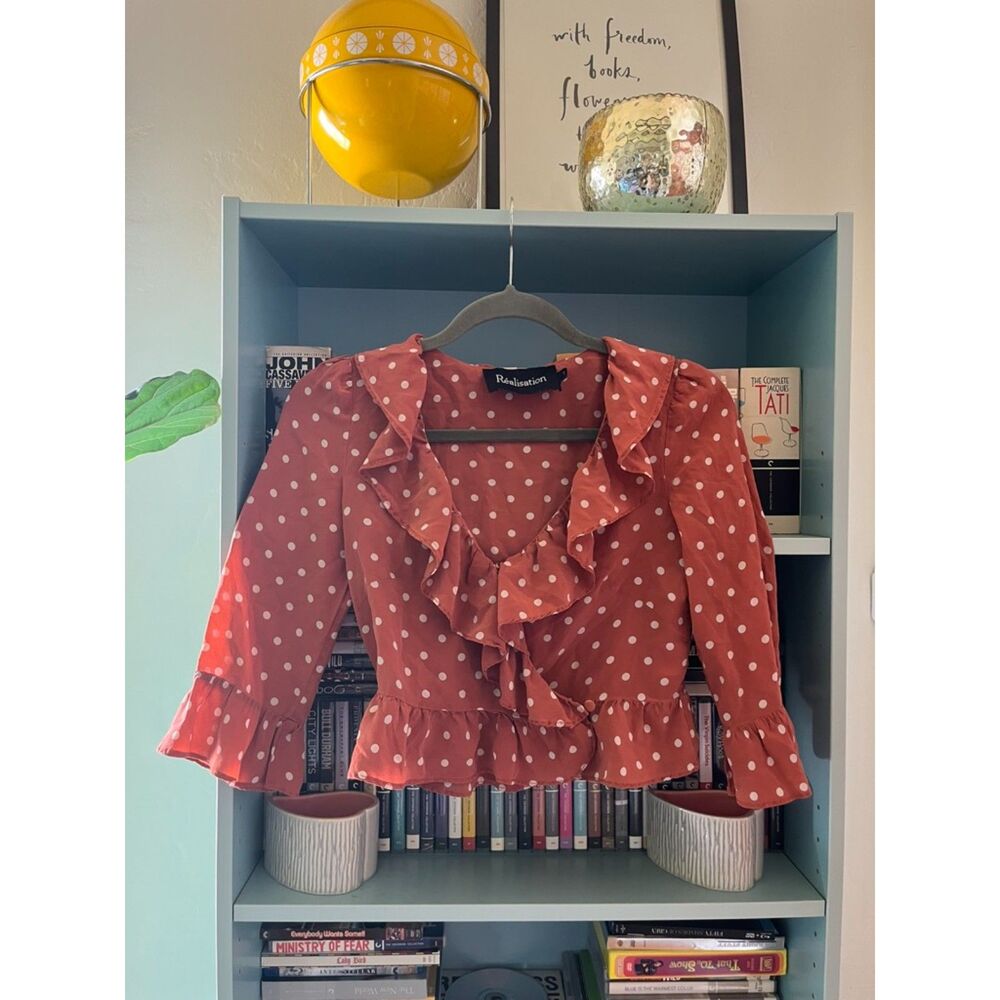 Réalisation Polka Dot Wrap Blouse